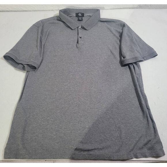 Calvin Klein Gray Polo Men's Size XL - Picture 1 of 5